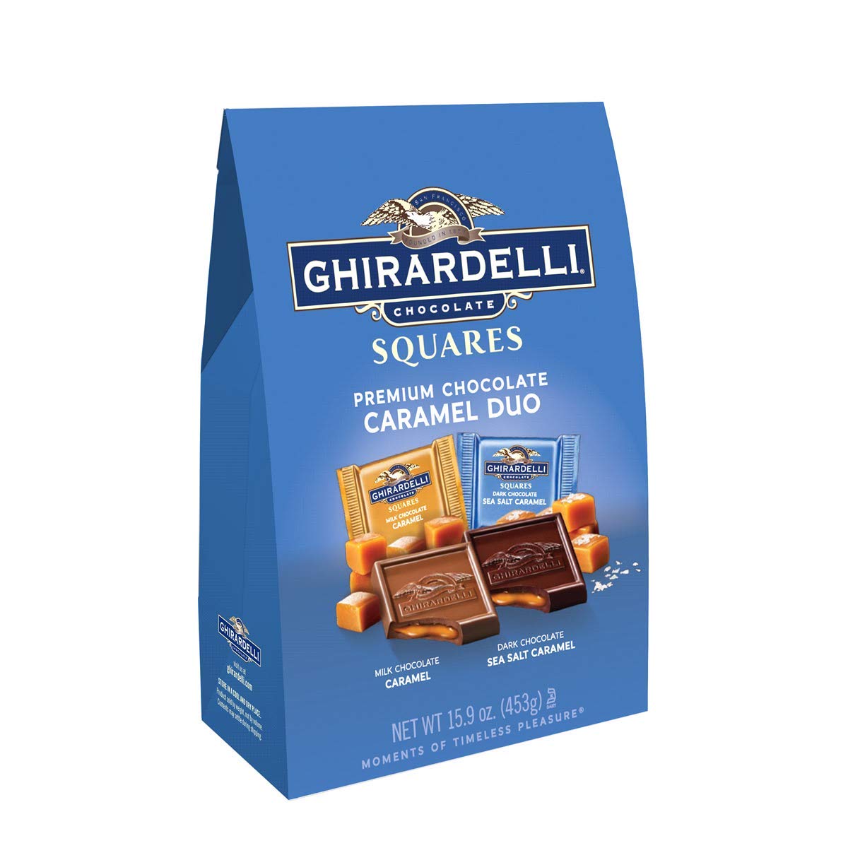 Ghirardelli Caramel Duo Premium Chocolate Squares - 15.9oz