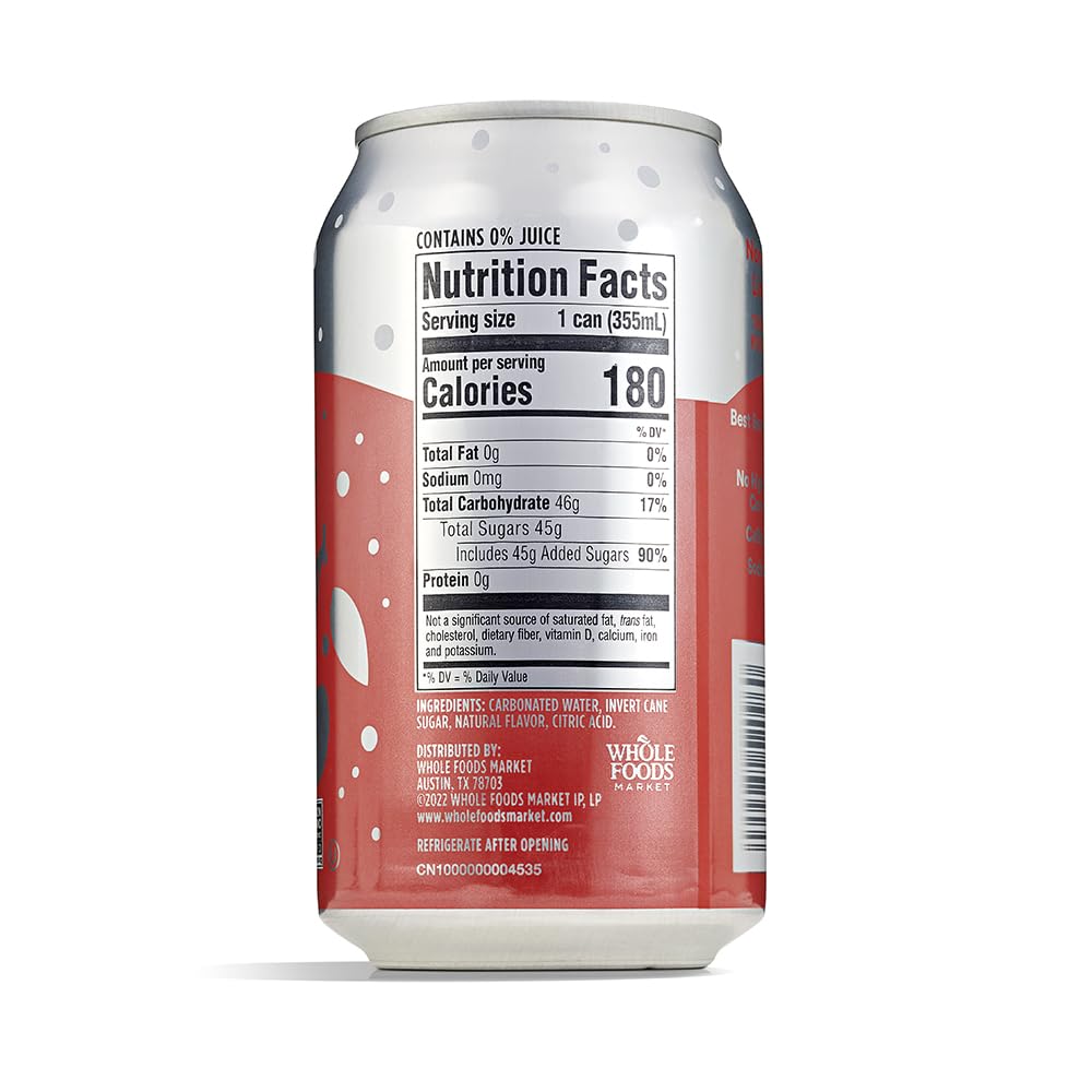 365 by Whole Foods Market Cherry Vanilla Crème Soda Single, 12 FZ