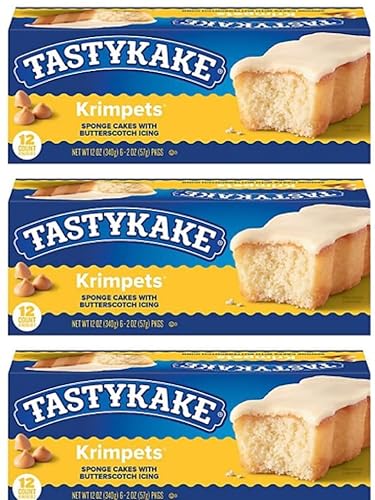 Tastykake Butterscotch Krimpets - 3 Boxes