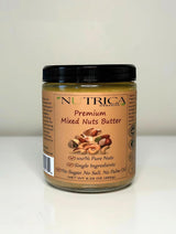 Premium Mixed Nut Butter, Single Ingredients, No Salt, No Sugar, No Palm Oil, No Additives, Vegan, Plant Based Protein, Premium Roasted Cashews
