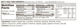 Keep It Real Food Gluten-Free Paleo Seed & Nut Bar, Ginger Turmeric, 1.5 oz, 12 Count
