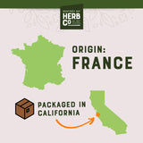 Organic Gentian Root Cut & Sifted, by Herb Co, Gentiana Lutea, Kosher, for Herbal Bitters, Tea Blends, Cocktails & Craft Beer Brewing, 1/4 lb