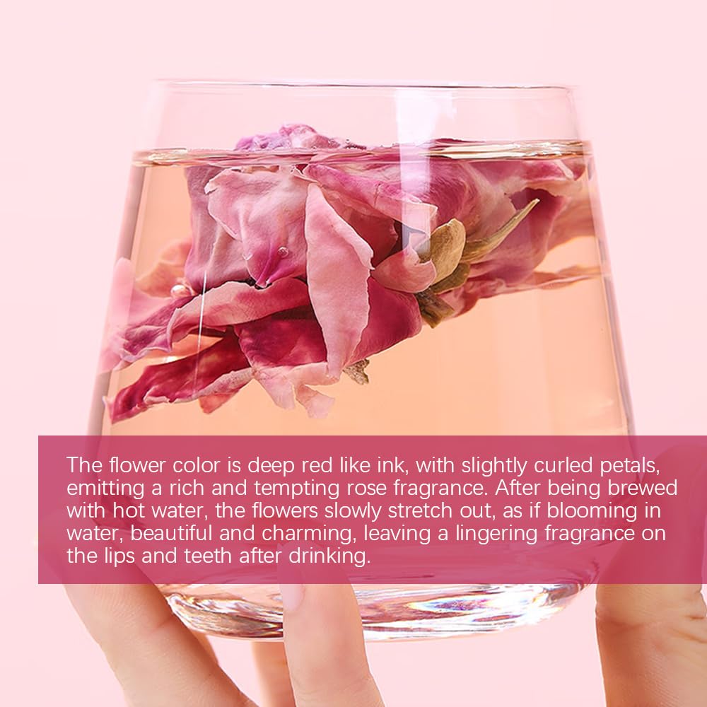 SIJIYUNLI-Ink red rose 25g/0.88oz loose camellia grass tea flower tea