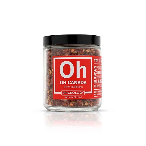 Spiceology - Oh Canada Steak Seasoning - All-Purpose BBQ Rubs, Spice Blends and Seasonings - Use on: Beef, Chicken, Pork, Steak, Bacon, Lamb, Burgers