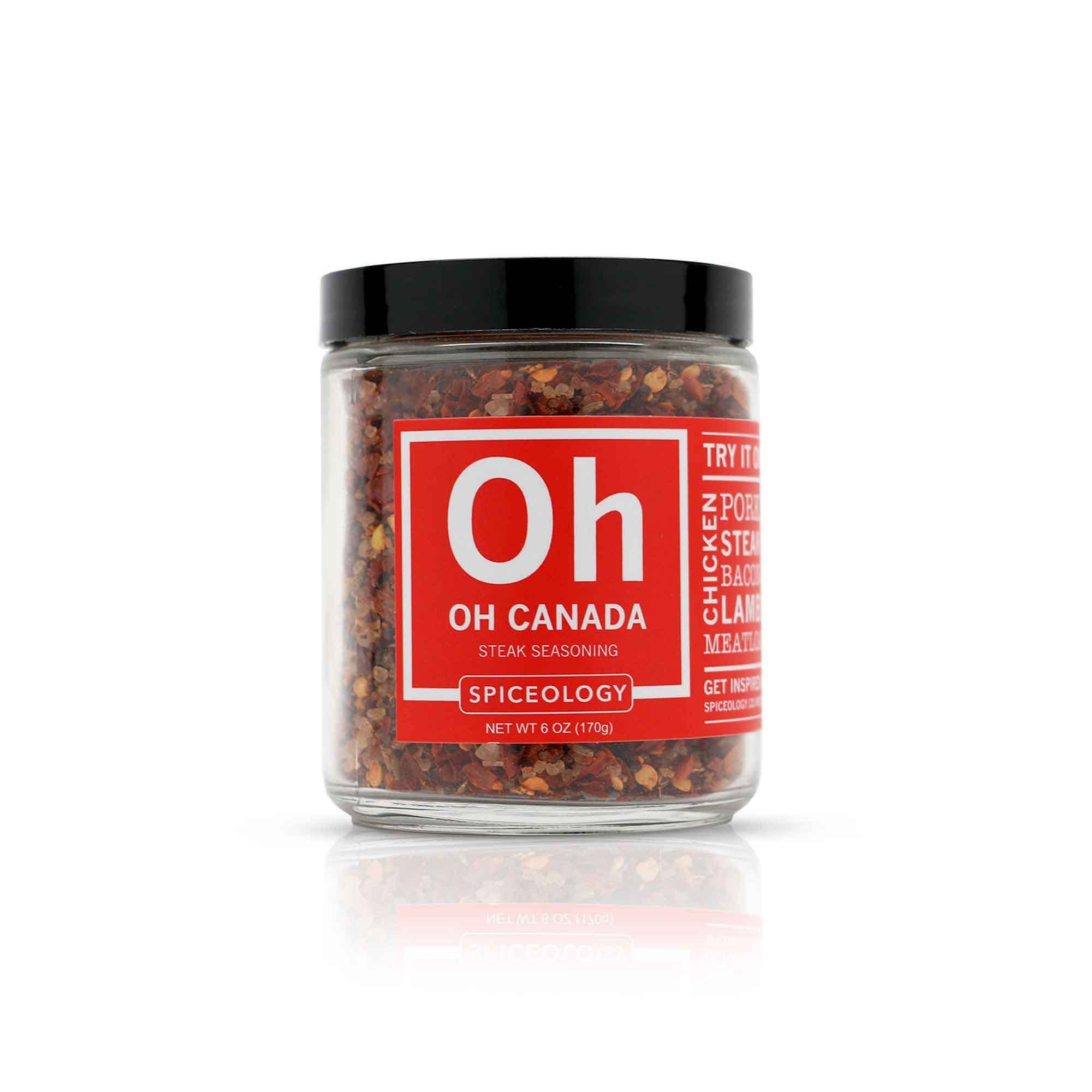 Spiceology - Oh Canada Steak Seasoning - All-Purpose BBQ Rubs, Spice Blends and Seasonings - Use on: Beef, Chicken, Pork, Steak, Bacon, Lamb, Burgers