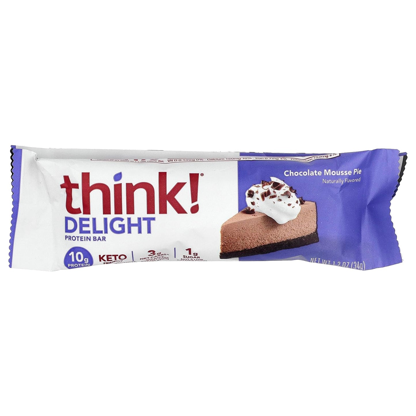 THINK! DELIGHT CHOC MOUSSE PIE 5CT