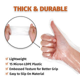 GORILLA SUPPLY 1000 BPA Free Premium Disposable Gloves Poly PE LDPE Plastic for Kitchen Food Handling Food Prep Latex & Powder Free (1000 Count