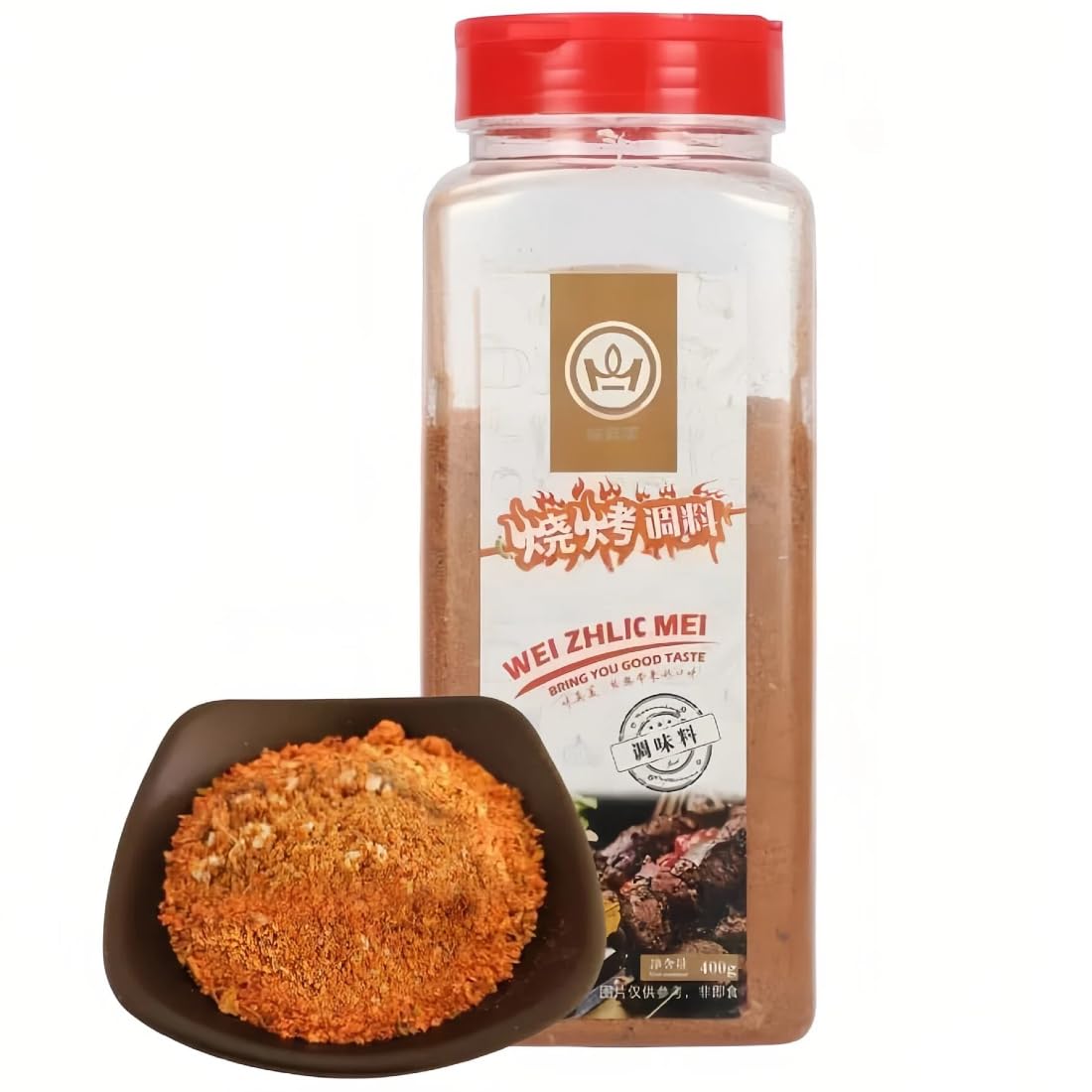 BBQ Seasoning 400g,Grill Seasoning Large capacity design- For Grilling, Smoking, and Roasting - Perfect for Gourmet Barbecue Spice Blend, No MSG