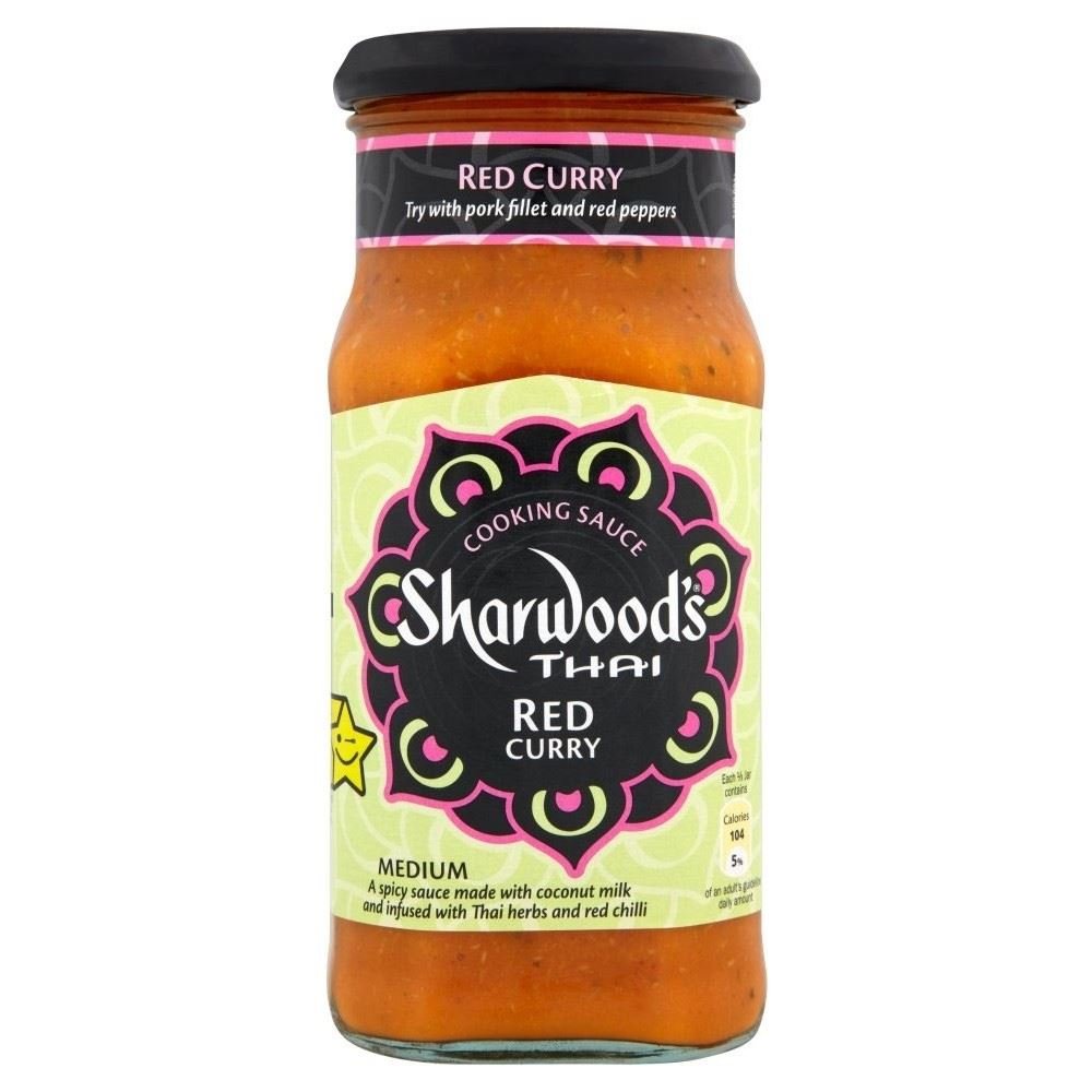 Sharwood's Thai Cooking Sauce - Red Curry (415g) - Pack of 2