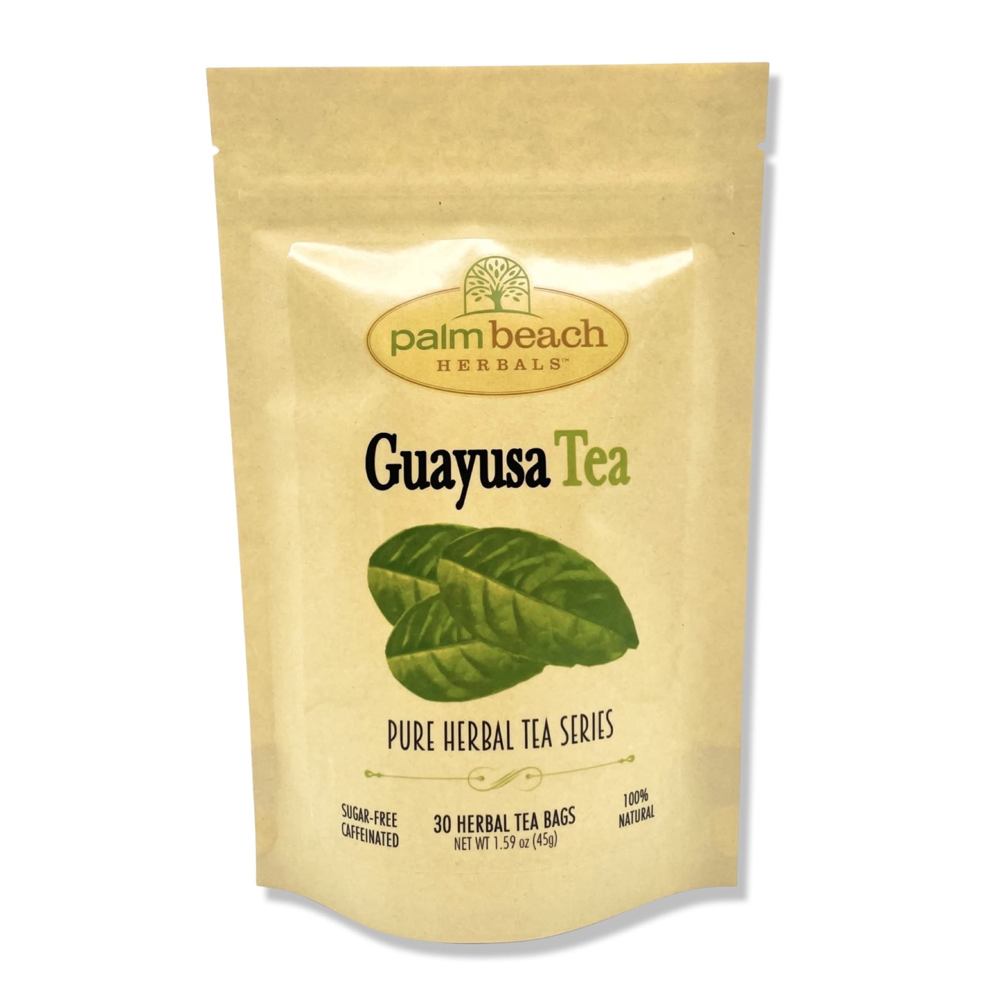 Palm Beach Medicinal Herbs - Guayusa Tea, 30ct | Naturally Caffeinated