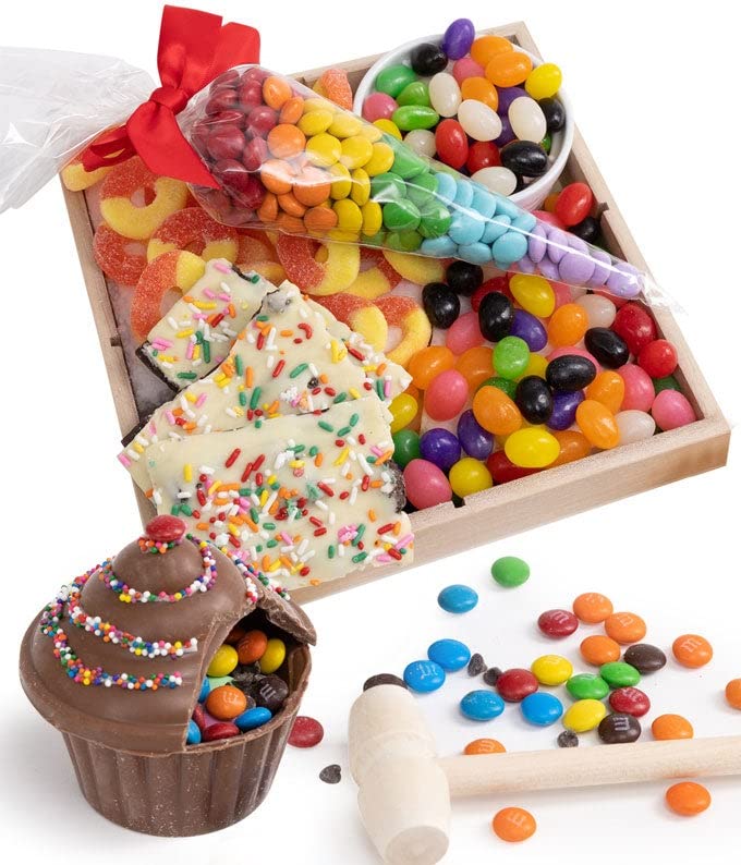 From You Flowers - Celebrate! Candy & Chocolate Treats Tray for Birthday, Anniversary, Get Well or Celebration