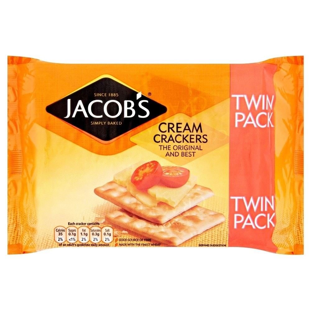 Jacob's Cream Crackers (2x200g) - Pack of 6