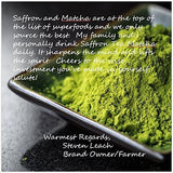 Saffron Tea Matcha ? Luxury Super Tea ? 6 Brew Pouch