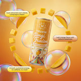 Happie Fungi Fusion Mango - Sparkling Mushroom Drink with Lion's Mane (900mg), Cordyceps (700mg) & Red Reishi (400mg) - Plant-Based Nootropic, 40