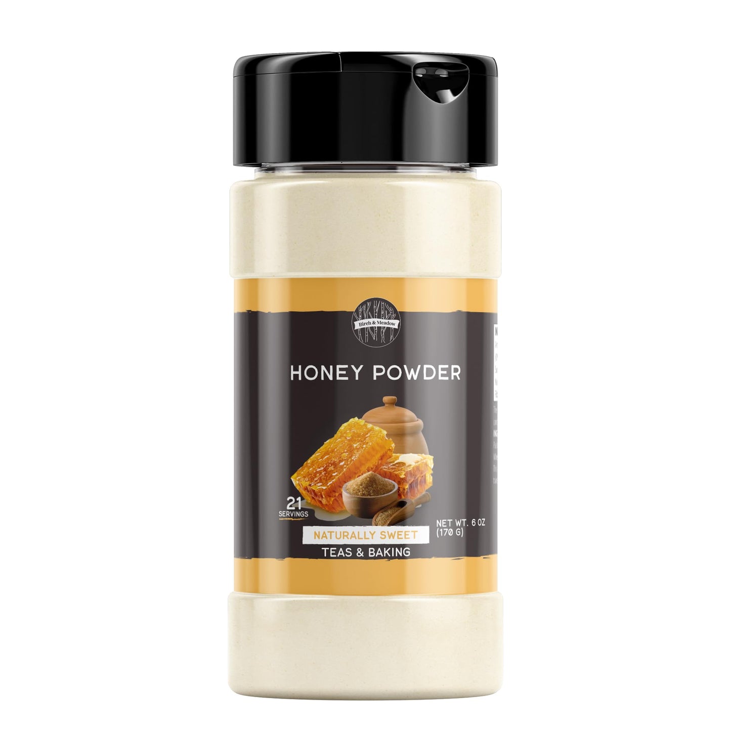 Birch & Meadow 1 Cup of Honey Powder, Tea Sweetener, Naturally Sweet