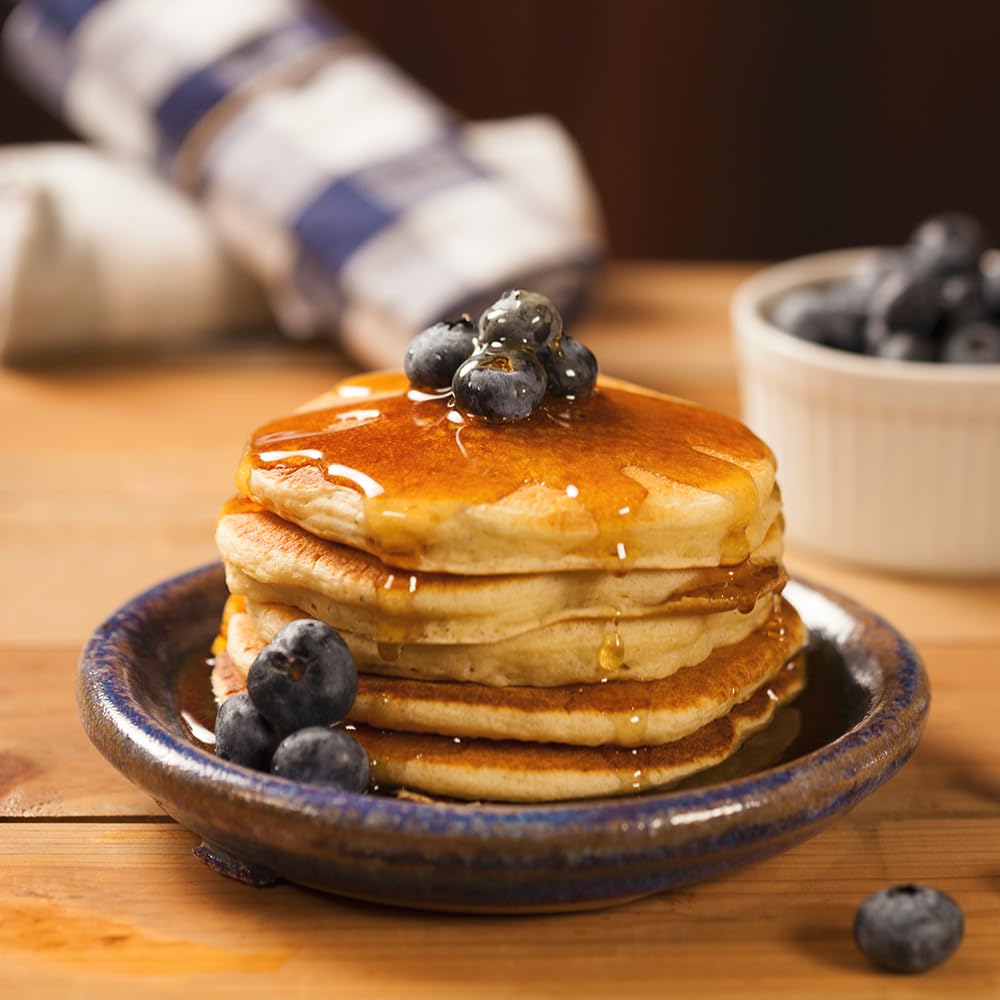 Blueberry Pancake Mix by New Hope Mills Bursting with Real Blueberries for Irresistible Breakfasts! - 1.5 lbs