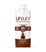 Unjury High Protein Shake Ready to Drink | Chocolate | 20g Grade-A Milk Protein Isolate | Lactose Free | 12 Servings Per Case