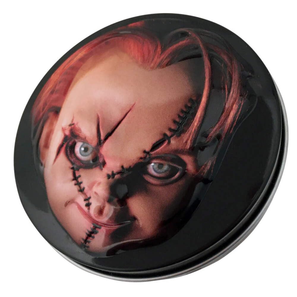 Child's Play Chucky Sour Cherry Candy Knives - One (1) Collectible Tin - Sour Cherry Flavor
