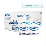 Windsoft 105 Multifold Paper Towels, 1-Ply, 9 1/5 x 9 2/5, White, 250 per Pack (Case of 16)