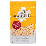 Mandelin Blanched Whole Almonds, 100% Almonds (5 lb / 80oz), Non-GMO, Gluten Free, Vegan, Keto, Plant Based Diet Friendly, Kosher for Passover, Every
