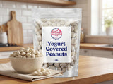 Yogurt Coated Peanuts - 1 lb Bag of Sweet Crunchy Gourmet Creamy Dipped Slow Roasted Nuts
