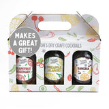 McKinnon’s Dry Craft Cocktails Tequila Trio | Dehydrated Fruits and Herbs | DIY Mixology | Alcohol Infusion Kit | Spirits Recipe | Dry Mix | Mason Jar