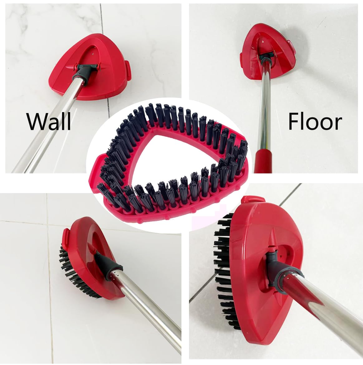 Scrub Brush Head for O Cedar, 2 PC Cedar Spin Mop Scrubber Replace Head 2-Tank, Ocedar Scrubbing Brush Mop, O'cedar Replacement Attachment