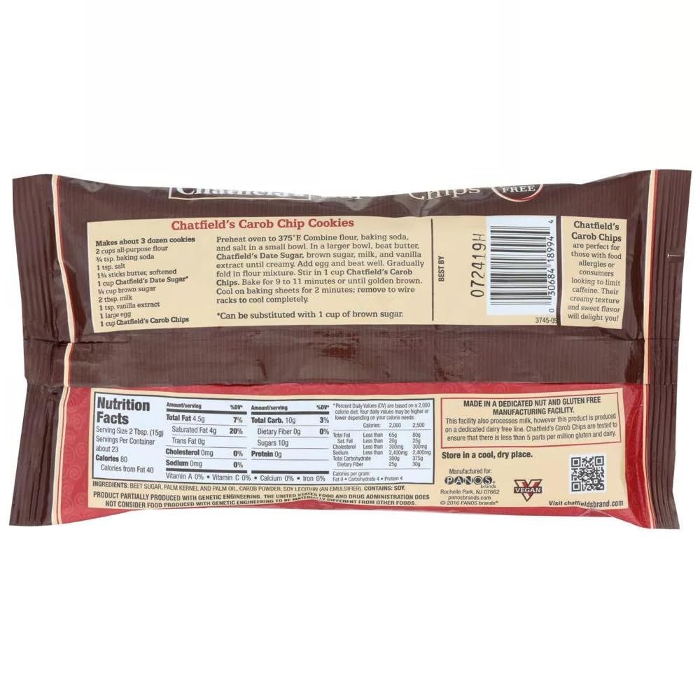 Carob Chips 12 Ounces (Case of 12)