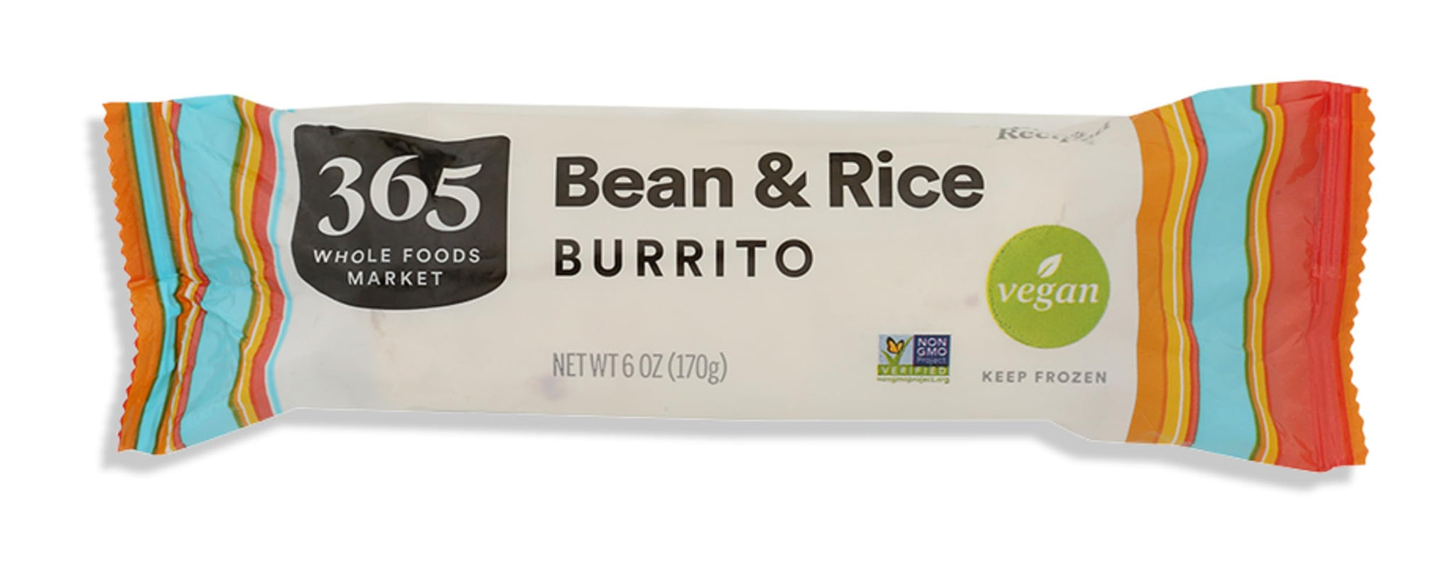 365 by Whole Foods Market Bean and Rice Burrito, 6 OZ