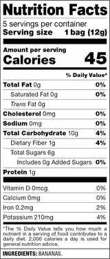 Harvest Snaps Kids Crispy Fruit Snack Bags (6 Pouches of 5 Snack Bags) (Crispy Bananas)