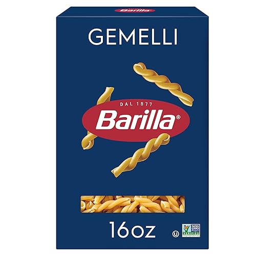 Barilla Gemelli Pasta, 16 oz. Box - Non-GMO, Made with Durum Wheat Semolina - Kosher Certified
