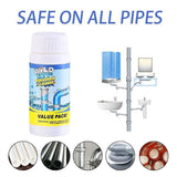 Wild Tornado Pipe Dredging Deodorizer openers Powerful Pipe Dredging Agent Powerful Sink Drain Cleaner for Kitchen Sewer Toilet Brush Closestool