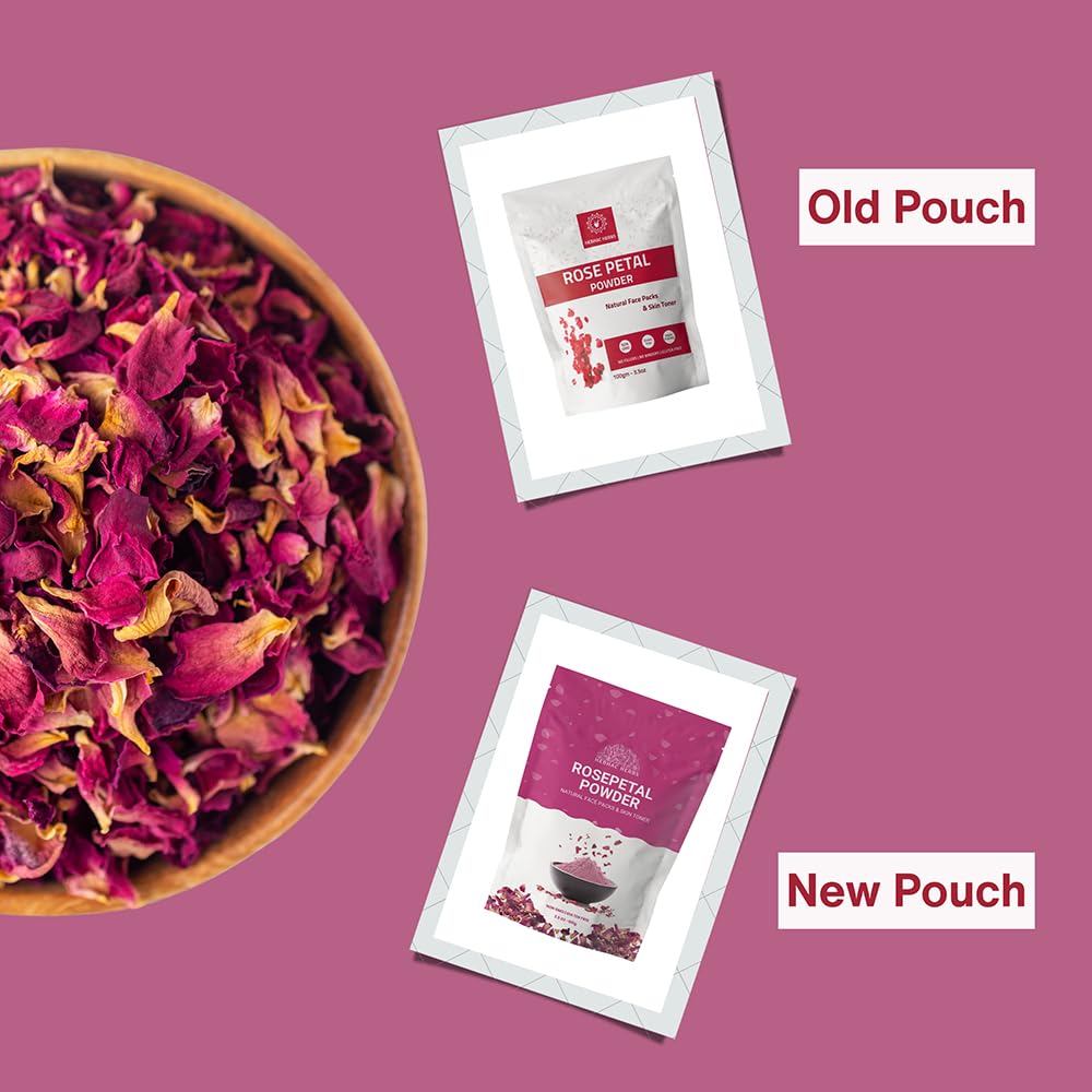 Rose Petal Powder 227g for face 8 oz | Natural Skin Toner | 100% Natural and Pure Rose Petal Powder| Skin Care | Chemical Free| Free from Colours