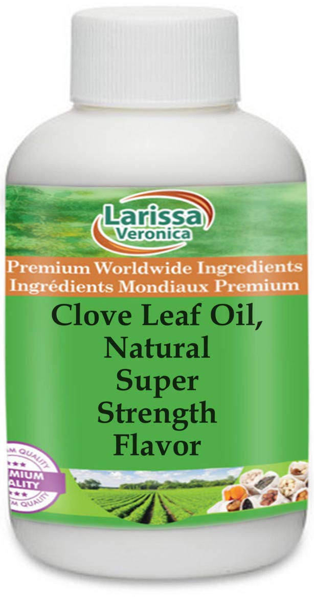 Clove Leaf Oil, Natural Super Strength Flavor (16 oz, ZIN: 528528) - 2 Pack