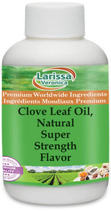 Clove Leaf Oil, Natural Super Strength Flavor (16 oz, ZIN: 528528)
