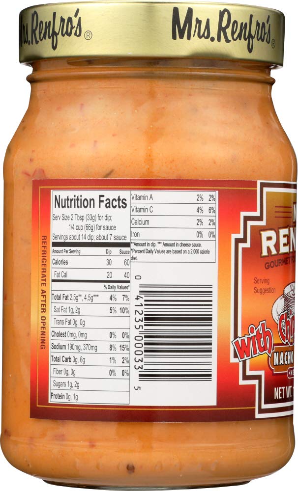 Mrs. Renfro's Sauce Nacho Chs Chipotle