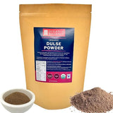 Organic Dulse Powder - Wild-Harvested Seaweed from the North Atlantic - Natural Sea Vegetable - Ocean’s Balance (16 oz)