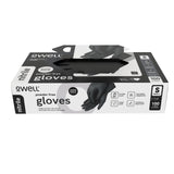 OWELL® Professional Grade Black Disposable Nitrile Gloves MEDIUM, 100 ct - 4 Mil Food Safe, Medical Exam, Powder-Free, Latex-Free, Chemical Resistant