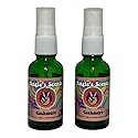 Angie's Scents Air Freshener Spray Set, 1 Fl Oz, 16 Fragrances, Green Glass Bottles (2 Bottles, Cashmere)