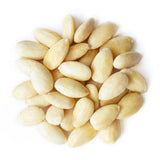 Food to Live - Blanched Whole Almonds, 8 Ounces - Raw, Skinless, Unsalted, Keto, Vegan, Kosher, Bulk. High in Protein, Fiber, Vitamin E, Riboflavin.