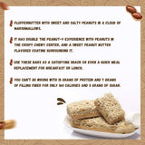 Proti-Thin Fluffy Nutter Protein Bar, 15g Protein, Low Carb Diet Bar, High Fiber Snack Bar, KETO Friendly, Ideal Protein Compatible, Gluten Free, 7