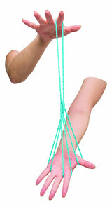 Toysmith Flex YER Fingers - Hi There! Delightfully Witty Gift, Tactile Meditation, Fidget Toy, for People of All Ages