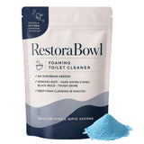 Restorabowl Toilet Bowl Cleaner, Foaming Powder for Deep Cleaning & Stain Remover, No Scrubbing, Splash-Free, Easy Bathroom Use, Fast-Acting, Powerful