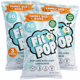 FitPop Coconut Oil Popcorn, No Seed Oils, Gluten Free, Non GMO, 4.4 Ounces (Pack Of 3)