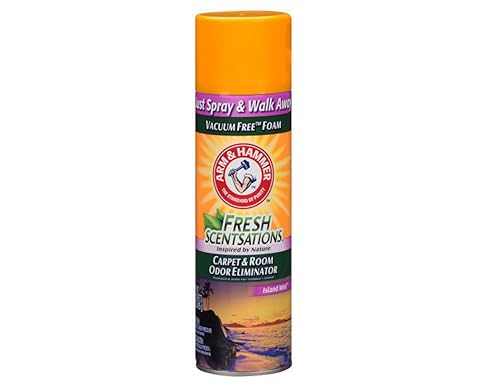 Arm & Hammer Fresh Scentsations Carpet Odor Eliminator, Island Mist - Foam, 15 Oz (15 Oz (Pack of 1))