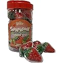 Apexy Strawberry Gummies - with Fruity Liquid Center Eyeball Candy for Halloween, Birthday, Trick Or Treat, Party Candy - Jelly Filled Gummies, Fat