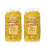 Bechtle Traditional German Egg Noodles - Broad Pasta Made with Cage-Free Eggs & Durum Wheat Semolina. Wide Stroganoff or Casserole Noodles, Imported