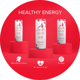 Aspire Cranberry, Healthy Energy Drink, Natural Caffeine from Green Tea, Keto-Friendly, Sugar-Free, Zero Calories, 12 fl oz Cans (Pack of 24)