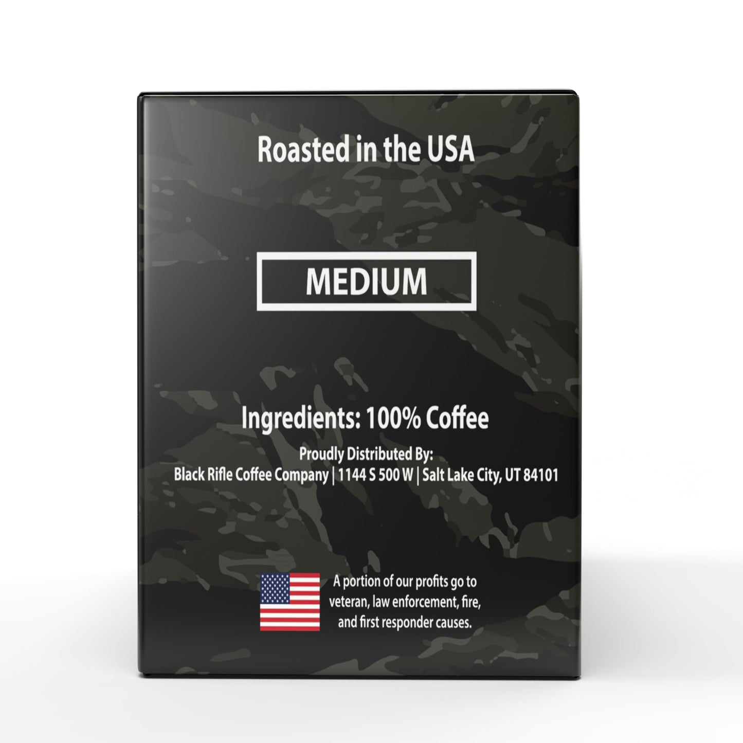 Black Rifle Coffee Company Just Black, 12 Count, Medium Roast K Cups - Single Serve K Cups Coffee Pods - Kcup Pods Compatible with Keurig 1.0 & 2.0