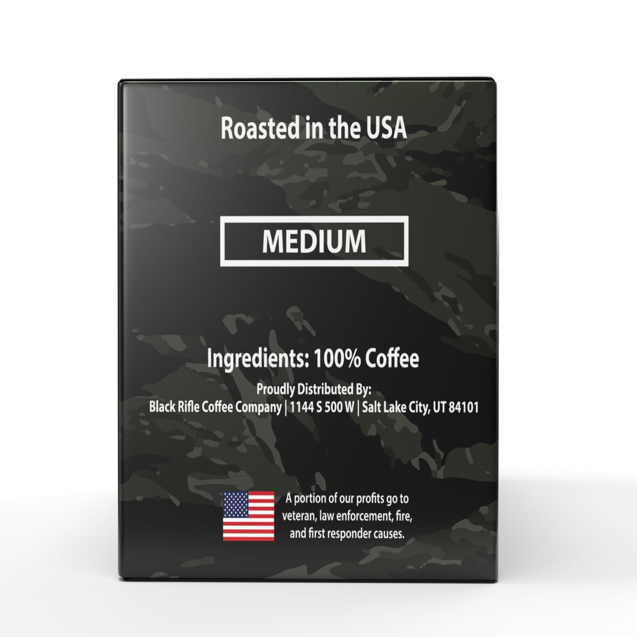 Black Rifle Coffee Company Just Black, 12 Count, Medium Roast K Cups - Single Serve K Cups Coffee Pods - Kcup Pods Compatible with Keurig 1.0 & 2.0